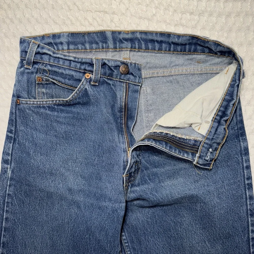 Vintage 80s‎ Levis Limited Edition Made In USA 20505-0217 Orange Tab Jeans 33x32